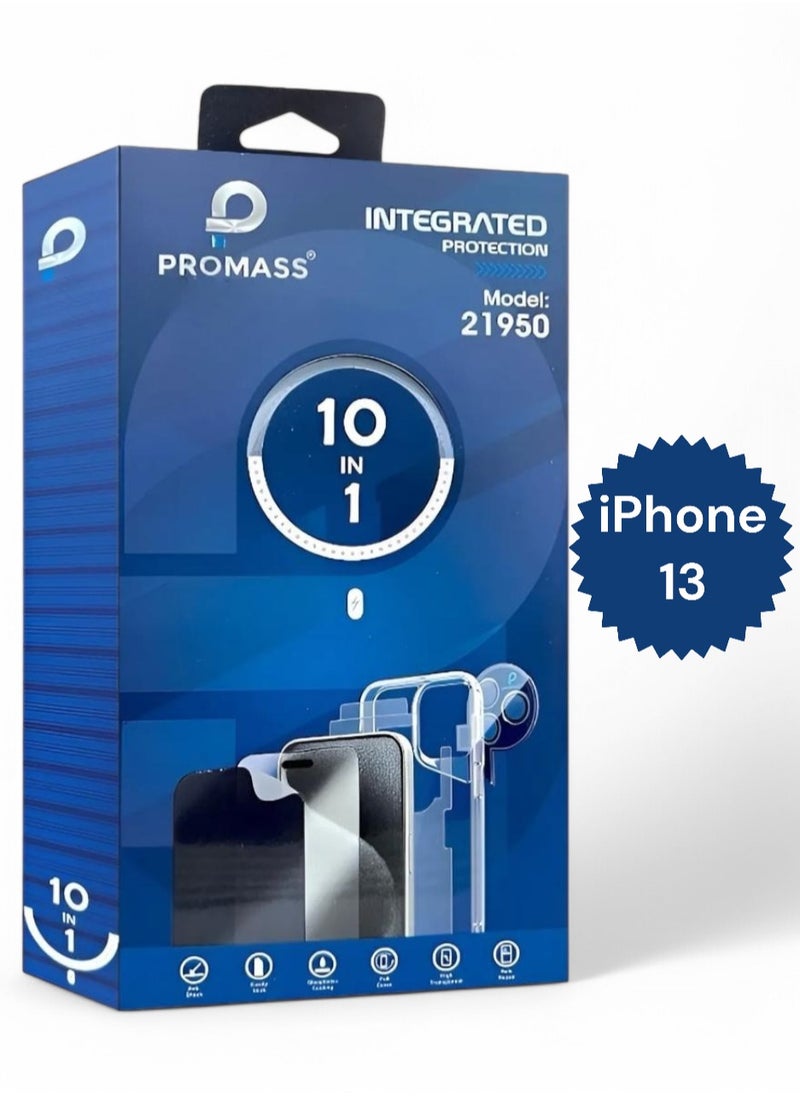 PROMASS The strongest package - full protection package for iPhone 13 (10 in 1)  - Image 1