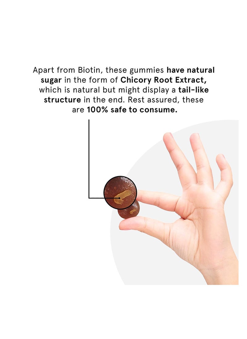 Man Matters Man Matters Biotin Hair Gummies 120 Days Pack  No Added Sugar  Enriched with Biotin Vitamin A, C, E and Zinc  Keeps Hair Healthy and Strong 100%  - Image 5