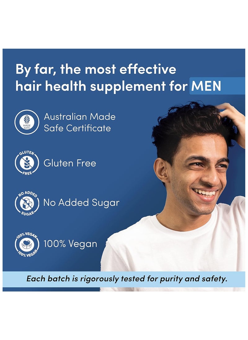 Man Matters Man Matters Biotin Hair Gummies 120 Days Pack  No Added Sugar  Enriched with Biotin Vitamin A, C, E and Zinc  Keeps Hair Healthy and Strong 100%  - Image 4