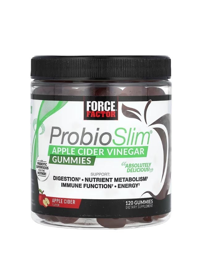 فوريس فاكتور ProbioSlim Apple Cider Vinegar Gummies 120 Gummies - Image 1