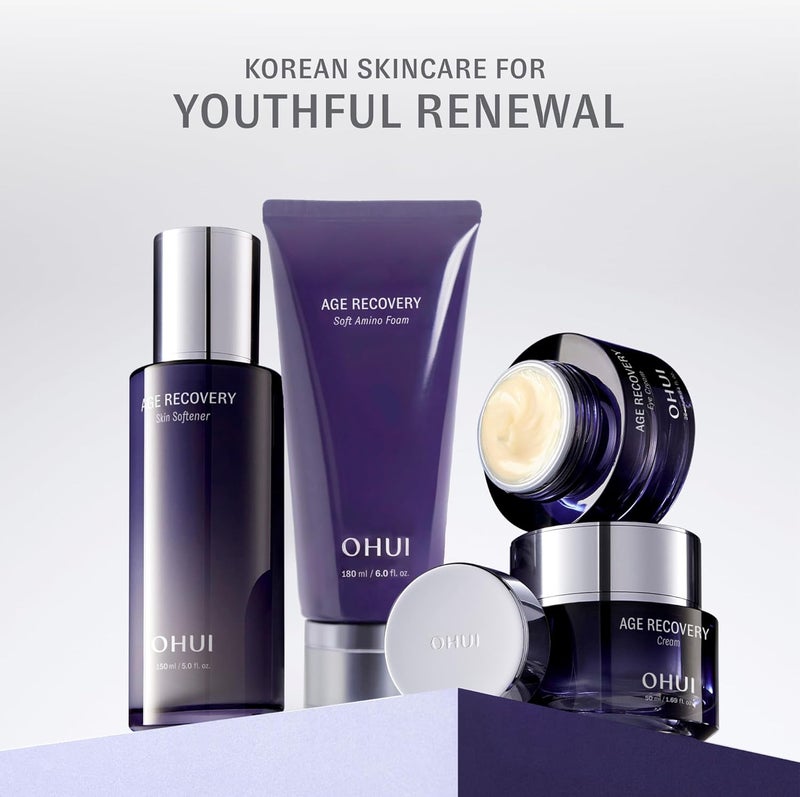 O HUI OHUI Age Recovery Eye Cream Korean Skin Care Moisturizing Eye Treatment with Collagen Peptides Visibly improves Firmness Wrinkles and Dark Circles - Image 5
