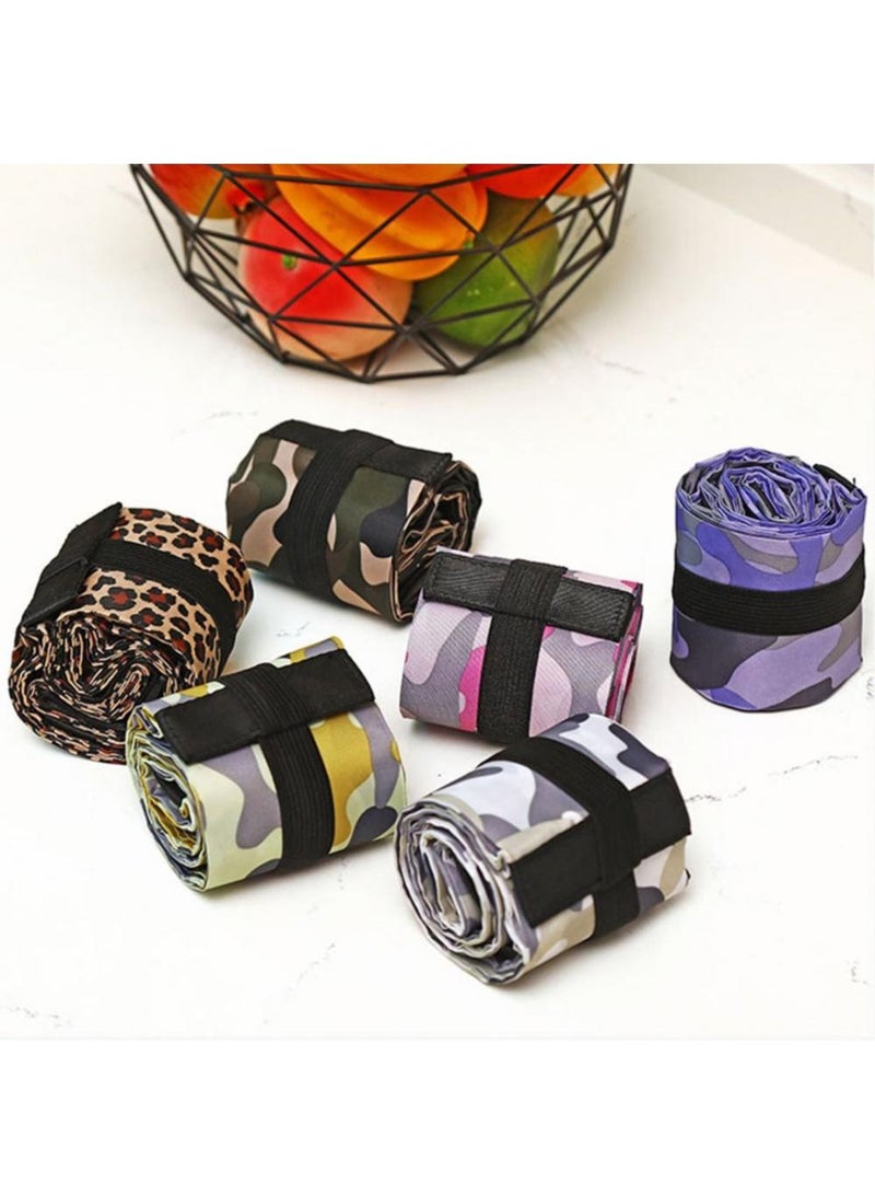 DubaiGallery Reusable Grocery Bags, Large Capacity Shopping Bags, Foldable grocery bags, Portable Tote Bag, Shopping Bags Groceries, Daily commuting Reusable Bag, Picnic camping Storage Bag, Grocery bags - Image 2