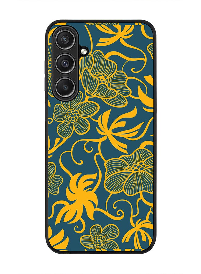 Stylizedd Rugged Black Edge case for Samsung Galaxy S23 FE, Custom Slim fit Flexible Anti Drop Thin Phone Case Cover - Euro Pattern - Image 1