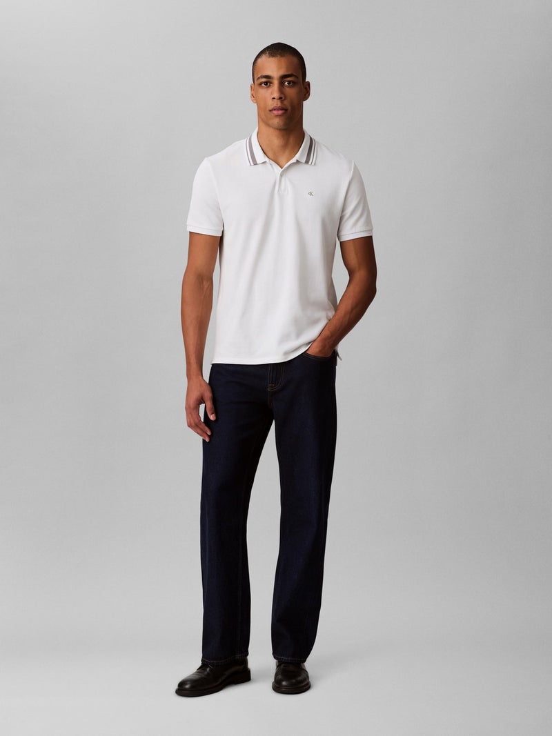 كالفن كلاين جينز بولوشيرت كلاسيك بشعار - Image 3