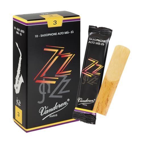 Vandoren SR413 Alto Sax ZZ Reeds Strength 3; Box of 10 - Image 1
