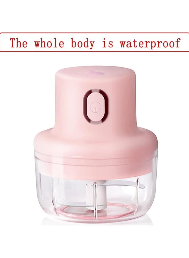 erorex Electric Garlic Machine Cordless Grinder Crusher Wireless Meat Grinder Electric Garlic Press Machine Vegetable Grinder Garlic Smasher Garlic Grinder Kitchen Gadget Plastic Too - Image 3