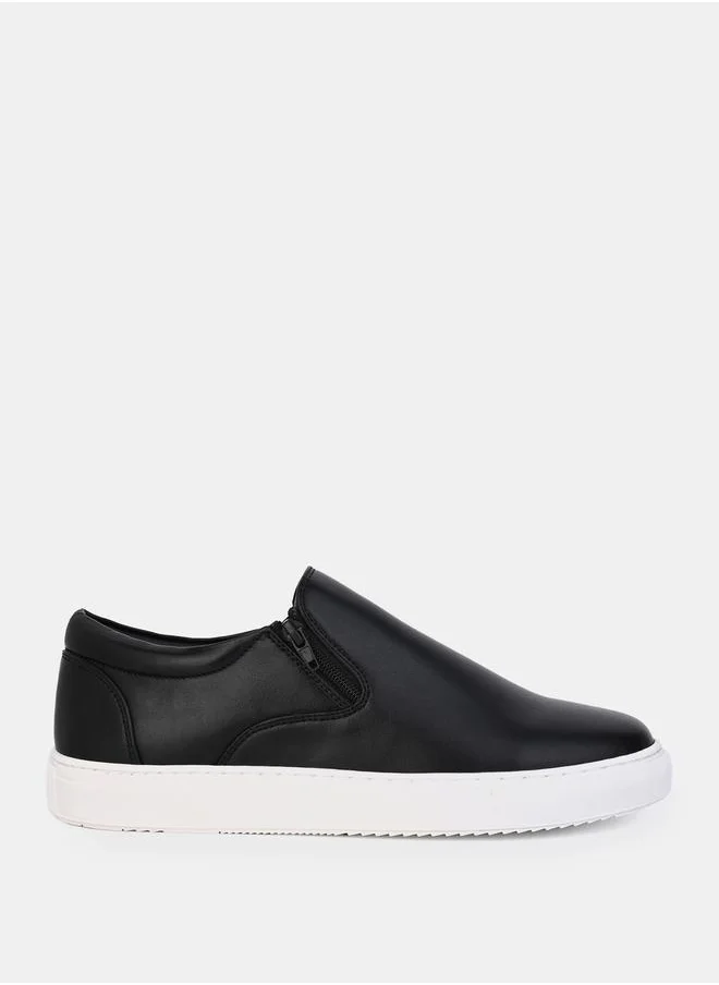 Styli Zip Embellished Platform Sole Casual Shoes