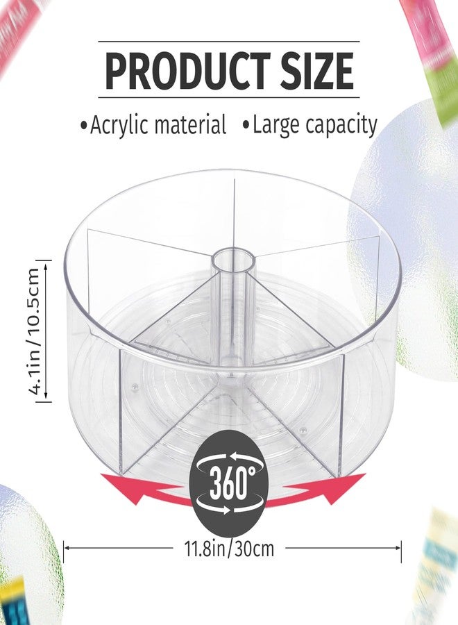 HALAGAS Drink Packet Organizer Water Packet Organizer Water Flavor Packet Organizer Lazy Susan Organizer for Drink Mixes Rotating Storage for Drink Mixes Necessities in Cabinets,Shelves, or Countertop - Image 2