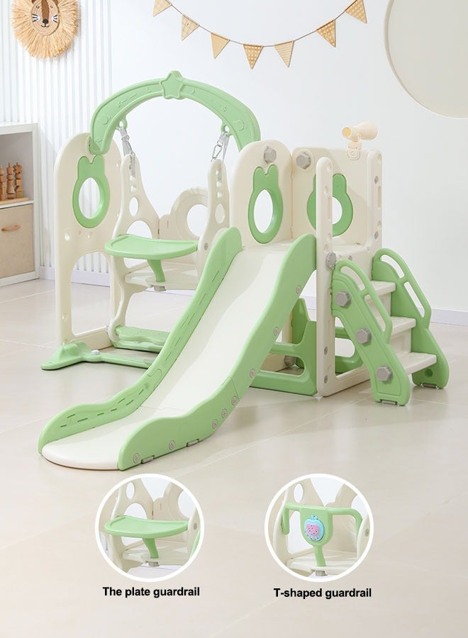 JSAITOYS Children Indoor Playground kids Multifunctional Toys Home Colorful Plastic Stair Swing Slide for Kids 1-3 Years  - Image 1