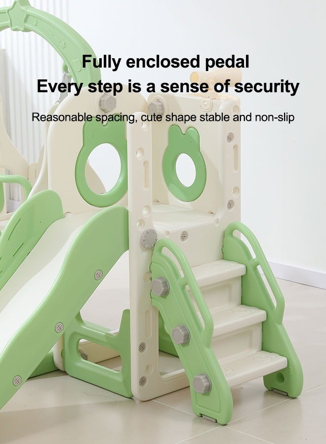 JSAITOYS Children Indoor Playground kids Multifunctional Toys Home Colorful Plastic Stair Swing Slide for Kids 1-3 Years  - Image 5