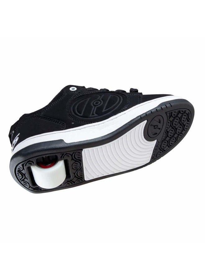 HEELYS Boys' Voyager Tennis Shoe, Black/White, 7 M US Big Kid - Image 4