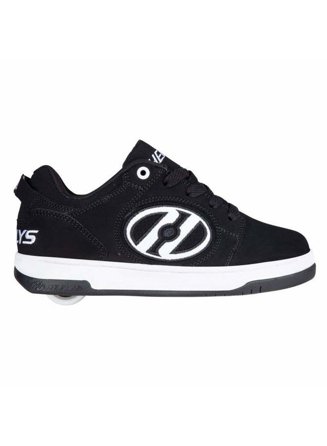HEELYS Boys' Voyager Tennis Shoe, Black/White, 7 M US Big Kid - Image 3