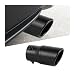 FALVFUN Car Exhaust Tip 26 Inlet 3 Outlet 579 Length Stainless Steel Vehicle Exhaust Tail Pipe Automotive Tail Throat Tailpipe Modification Accessories Universal for Most Vehicles Black - Image 2