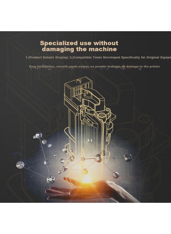 في4إنك V4ink خرطوشة حبر متوافقة Lt201 لطابعة Lenovo M7206، خرطوشة حبر قابلة لإعادة التعبئة لطابعة Lenovo M7216 Lj2205 - Image 3