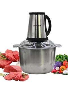 Gonice Electric Meat Grinder 950 W (4L Capacity) Power Multi-Function Stainless Steel Food Processor for Meat Vegetables Fruits Nuts 2-Speed Control Food Chopper for Home Kitchen Restaurants  - Image 1