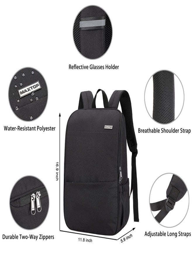 MAXTOP Deep Storage Laptop Backpack Business Anti-theft Backpacks[Water Resistant] College Computer Bookbag Fits 15 Inch Laptop Black - Image 3