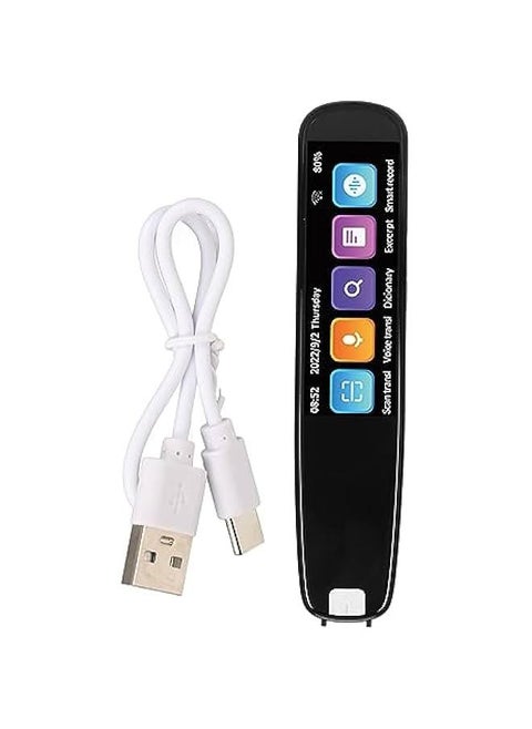 Reader Pen Digital Translation Pen Scanner 134 Language Translator Device Dictionary Pen, Text Excerpt, Portable Offline and Online Pen Scanner for Dyslexia Students