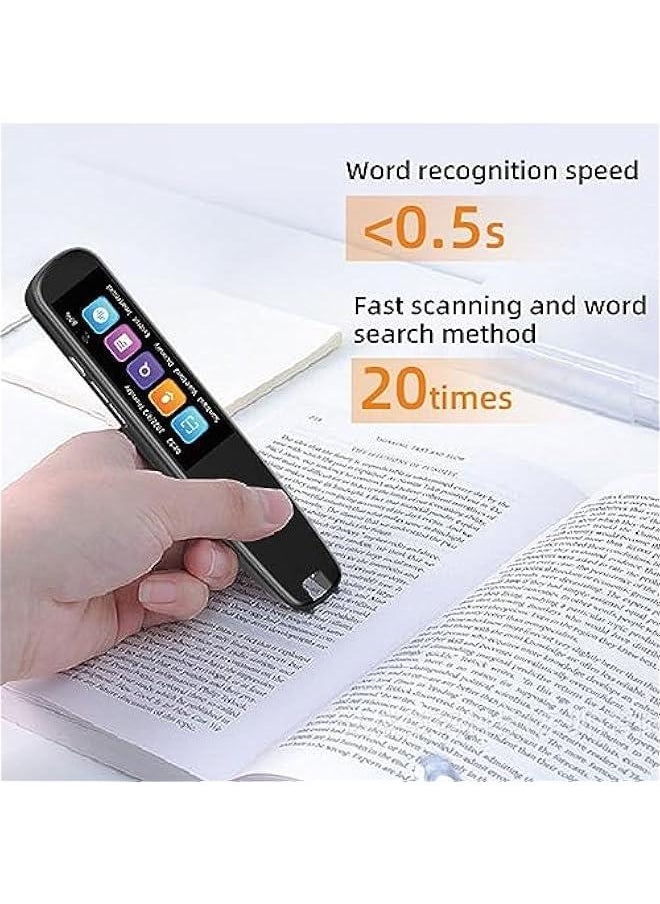 Reader Pen Digital Translation Pen Scanner 134 Language Translator Device Dictionary Pen, Text Excerpt, Portable Offline and Online Pen Scanner for Dyslexia Students