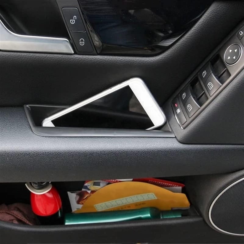 DEMULAX Car Door Armrest Storage Box for Mercedes C Class W204 - Image 2