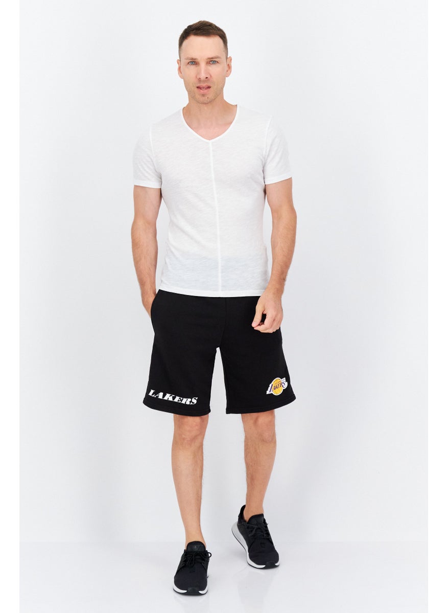 NEW ERA Men Sportswear Fit Training Shorts, Black  - Image 2