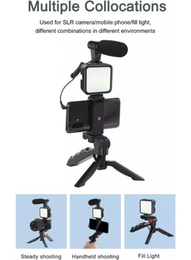 عدة تصوير فيديو مع عصاية سيلفي – عملية وسهلة الاستخدام لجميع الهواتف الذكية - Image 4