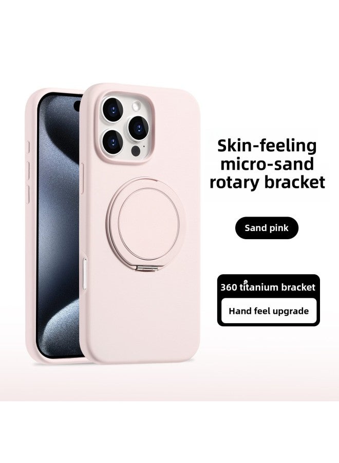 Liquid Silicone 360 Rotating Bracket Anti-fall Mobile Phone Case Suitable For Apple Magnetic Protection Multiple Models Available