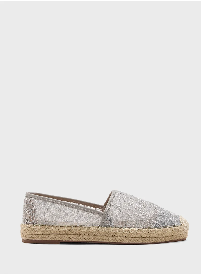 جينجر Lace Espadrille