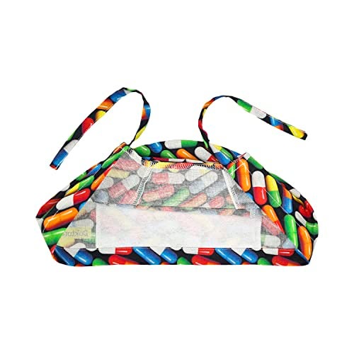 DOKTORAM Pills Print Scrub Cap - Unique Pharmacy Design for Healthcare Workers… - Image 4