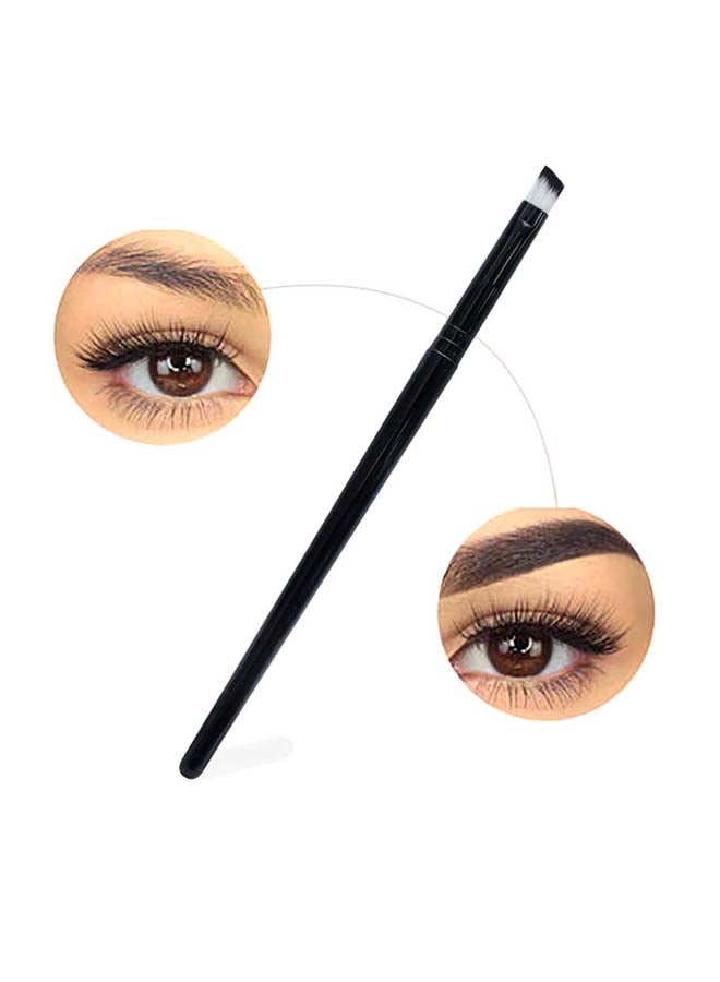 IOLITE Eyebrow Eye Brow Brush Private Label Flat Fine Tip Slim Brow Brush White Angled Eyebrow Brush Flat Angle Brow Brush IEBB - Image 2