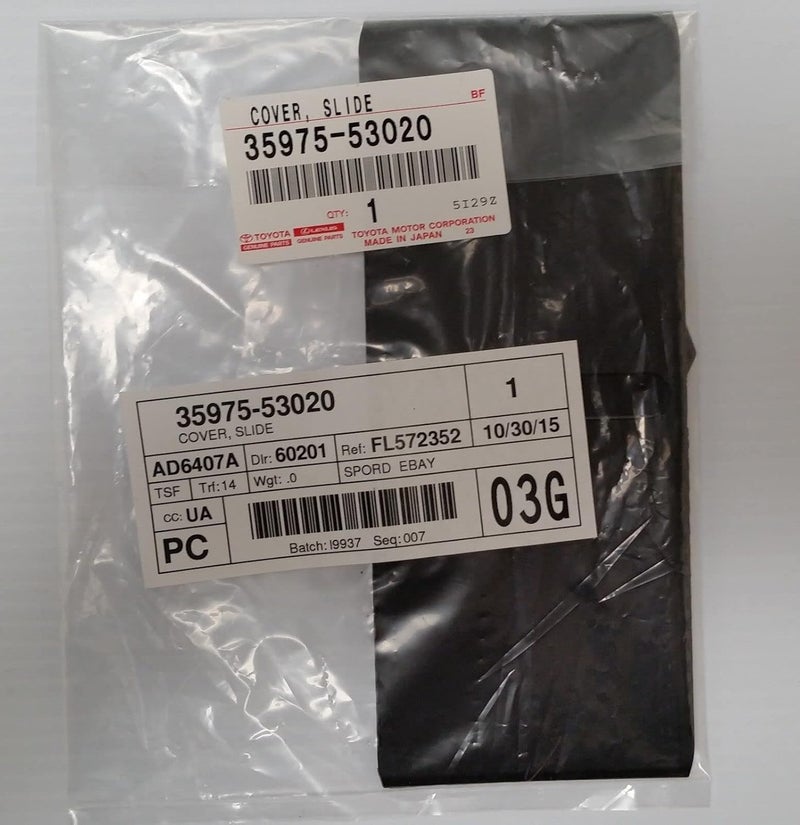 Lexus Genuine Shift Console Slide Cover OEM 35975-53020