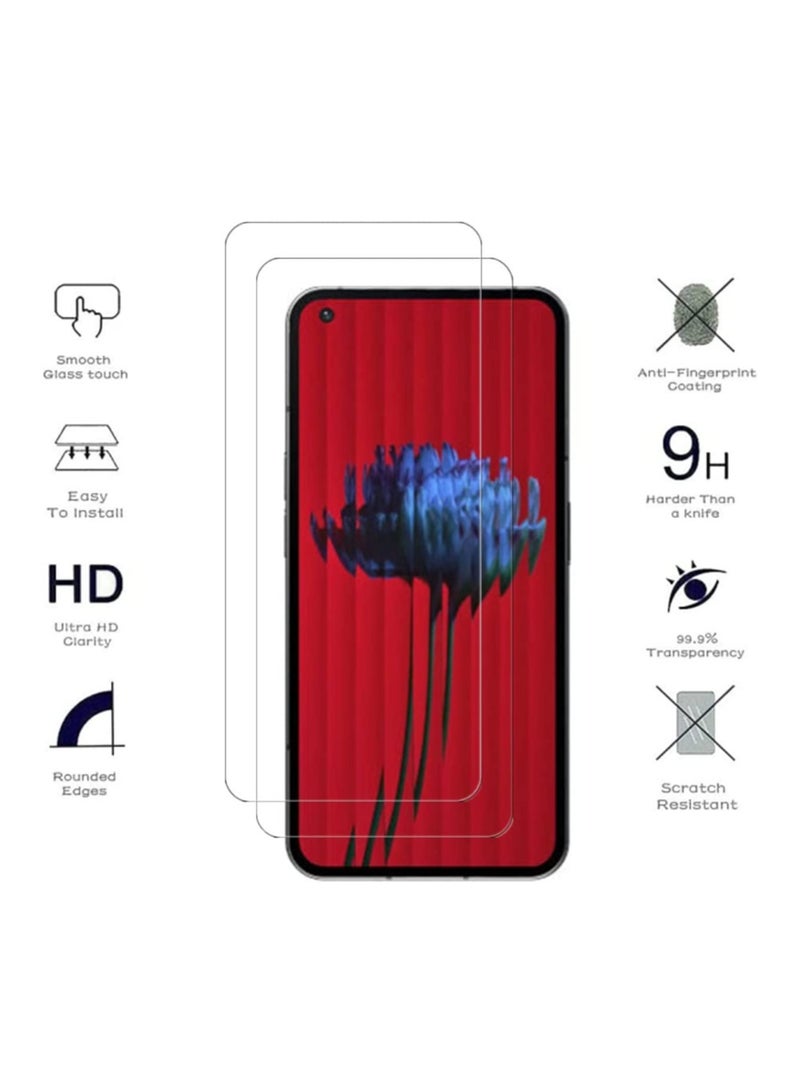 DUSALA Tempered Glass for Nothing phone 1 Glass Screen Protector 2 Pcs High Defintion Clear Scratch Resistant Easy Installation Screen Tempered Glass for Nothing phone 1 - Image 3