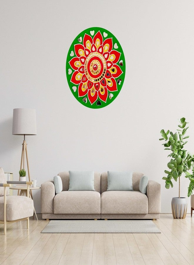 Decordial lippan DIY Art kit Adults Materials Kit with Round MDF DIY Kit Art kit for Adult madhubani lippan Art Board Wall Decor Mandala Art kit Adults - Image 2