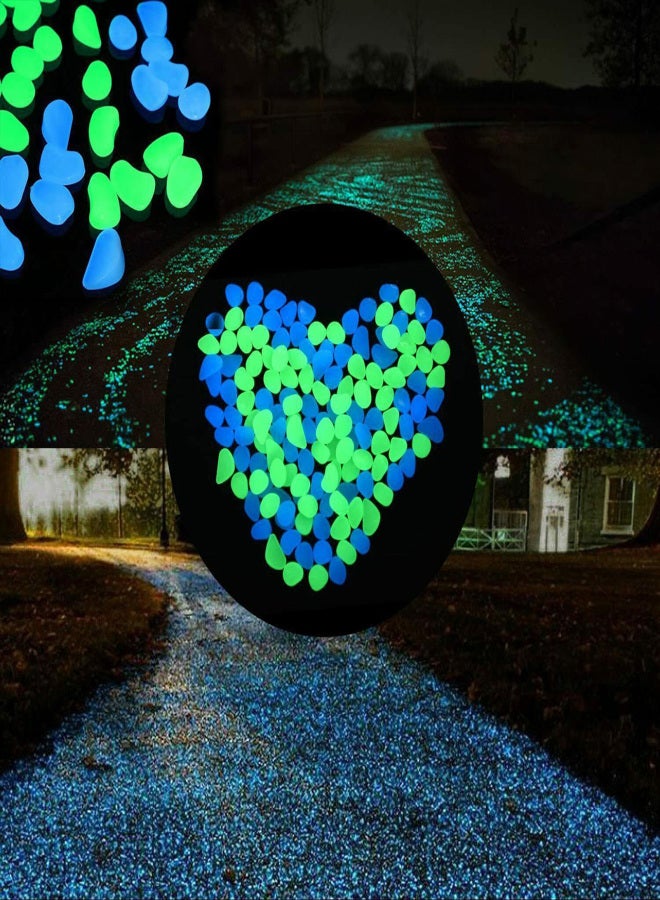 Mini Glowing Rocks Outdoor Glow Decorative Stones Garden Yard Lawn Luminous Pebbles - Image 3