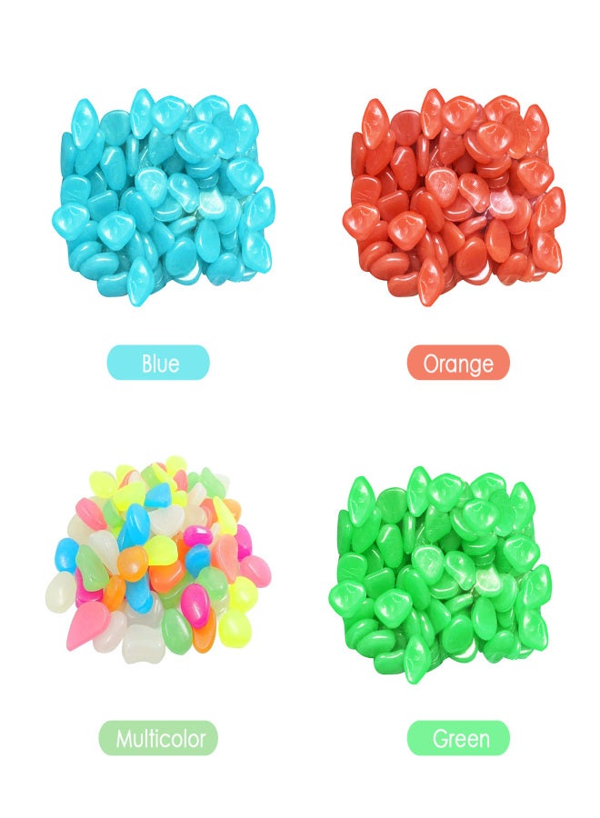 Mini Glowing Rocks Outdoor Glow Decorative Stones Garden Yard Lawn Luminous Pebbles - Image 2