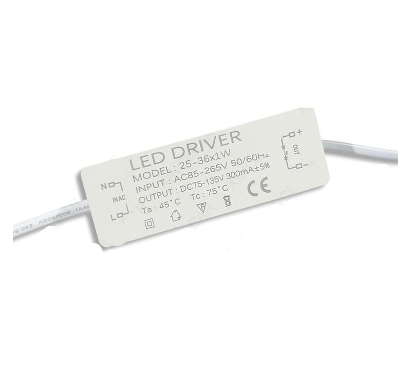 LED Driver Power Supply 300mA 600mA 900mA 220V AC to DC 25 36x1W PC Transformer - Image 1