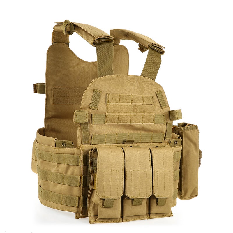 Outdoor Men's Modular Vest Hunting Gear Load Carrier Vest with Hydration Pocket - Image 1
