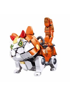 Sluban Sluban - Pleyerid X-Miu Orange Mechanical Cat 900 Pieces - M38-P8018  - Image 2