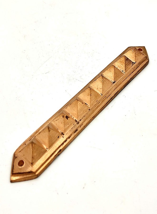 Plus Value Copper Vastu Pyramid Divider Patti Strip 100x Powerful Vaastu Remedies for Toilet Defect, Dividing Space to Cure Vastu Defects - Image 4
