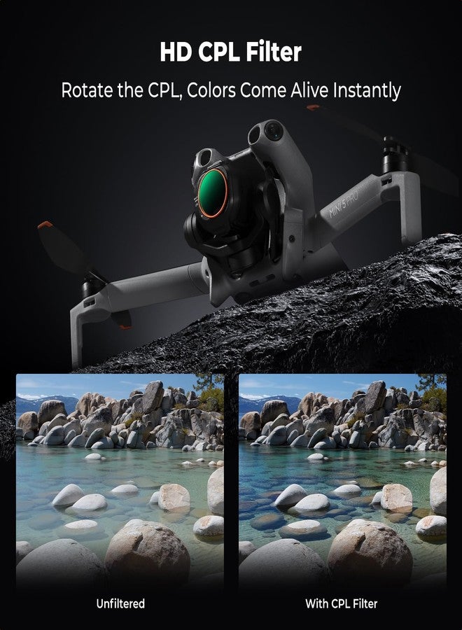 كيه آند إف كونسبت فلتر K&F CONCEPT متوافق مع DJI MINI 5 PRO، CPL+ UV+ ND2-32+ ND32-512 - Image 3