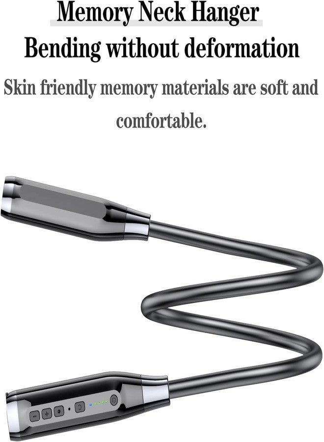 Kinobo Neckband Bluetooth Headphones, 5.3 Bluetooth 100 Hours Playtime，IPX7 Sports Waterproof Earbuds with Dual Microphone Noise Cancelling with 4 HiFi Speakers Multiple Switchable Sound Modes (Black) - Image 4