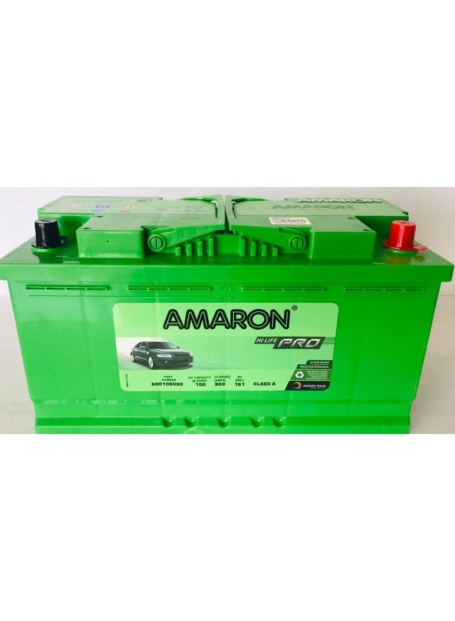 Amaron Amaron Car Battery 12V 100AH DIN100 60038 60044 - Image 1