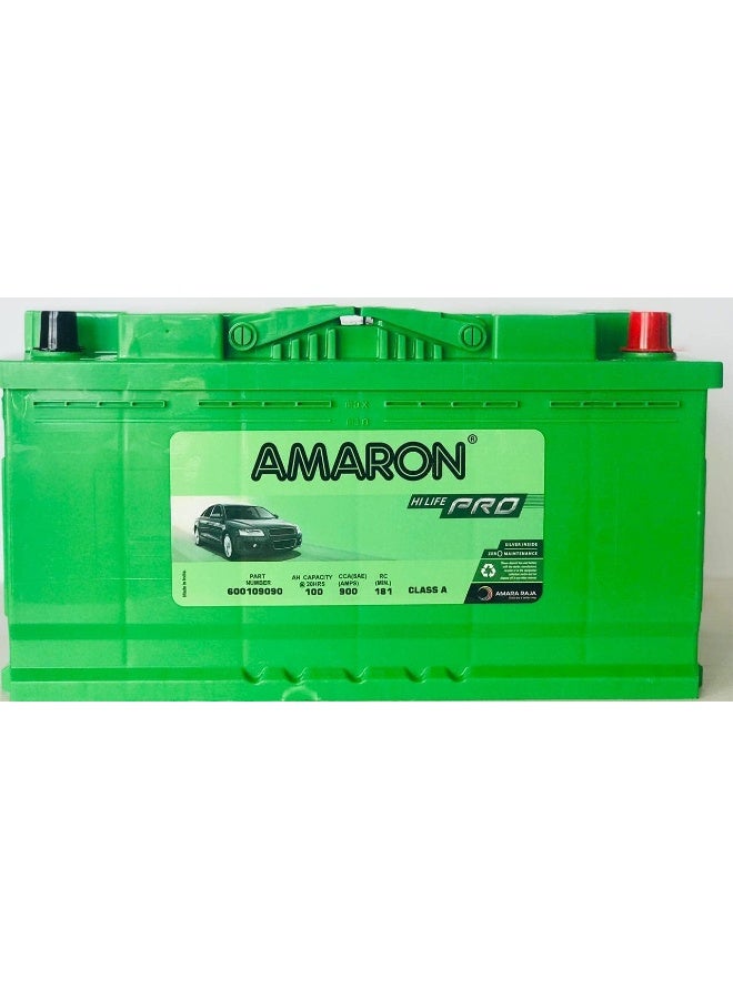 Amaron Amaron Car Battery 12V 100AH DIN100 60038 60044 - Image 2