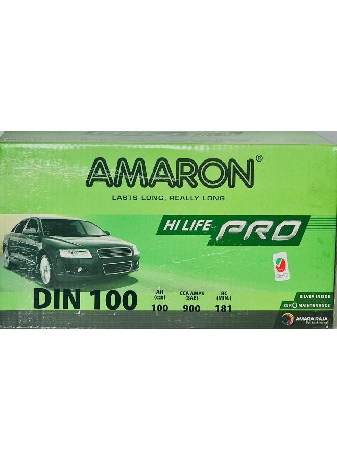 Amaron Amaron Car Battery 12V 100AH DIN100 60038 60044 - Image 3
