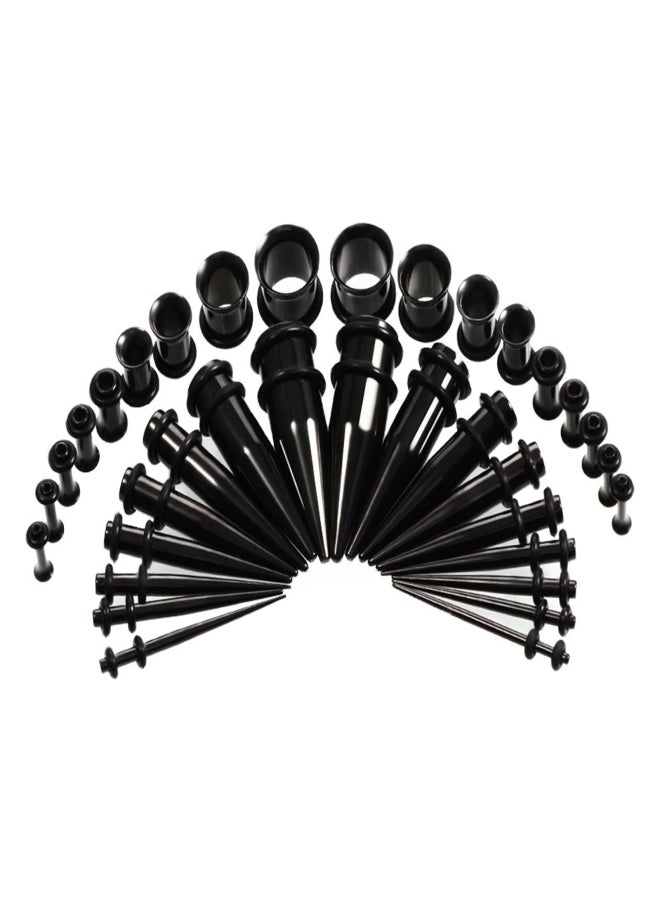 Stainless Steel Tapered Ear Expanders 36-Piece Assortment Set Piercing Jewelry - Image 1