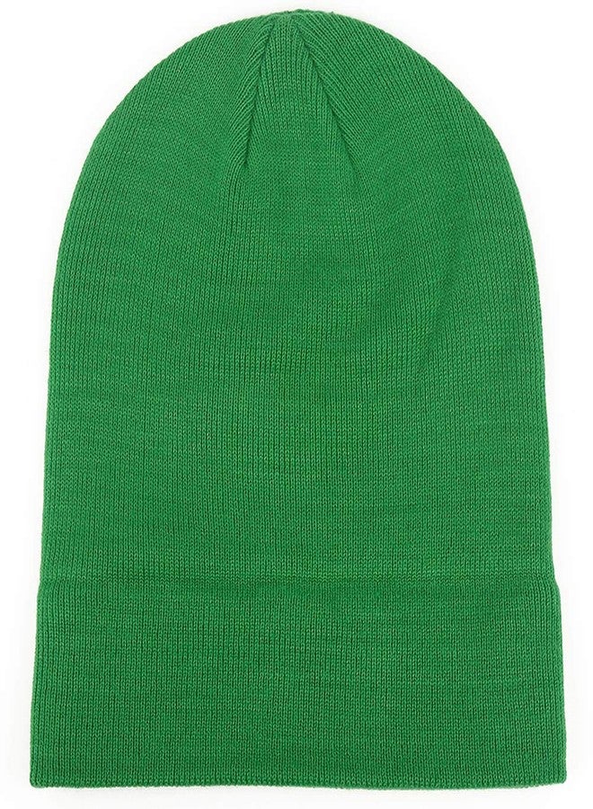 MaxNova St. Patrick's Day Green Beanie Women Men's Slouchy Beanie Cap - Image 3