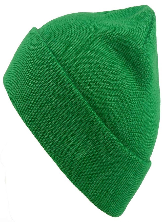 MaxNova St. Patrick's Day Green Beanie Women Men's Slouchy Beanie Cap - Image 1