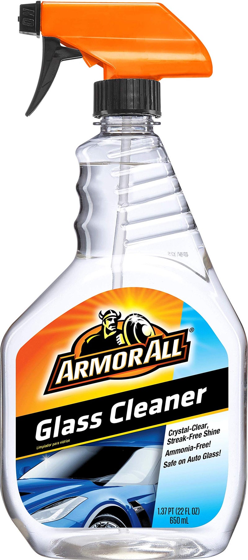 Armor All Auto Glass Cleaner , Streak-Free Car Glass Cleaner Spray, 22 Fl Oz Each, 6 Pack - Image 1