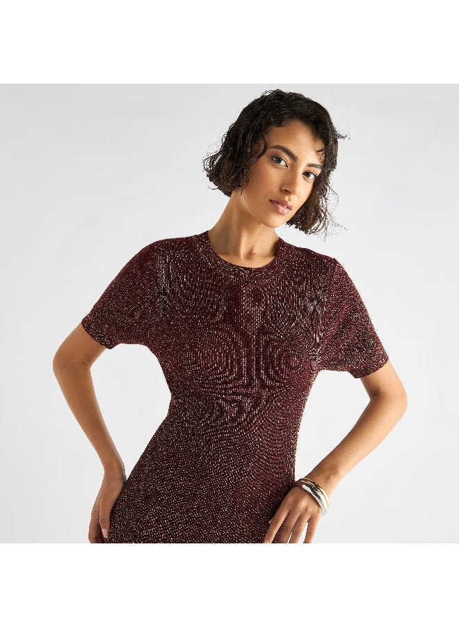 Splash FAV Sparkly Knit Dress  - Image 4