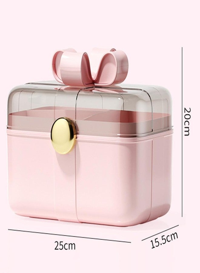 Azelf Children's Hair Accessories Storage Box Double Layer Large Capacity Little Girl's Hairpin Hair Rope Hair Flower Hair Band Jewelry Finishing Jewelry Box - Image 2