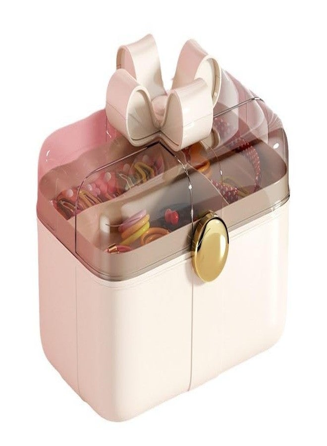 Azelf Children's Hair Accessories Storage Box Double Layer Large Capacity Little Girl's Hairpin Hair Rope Hair Flower Hair Band Jewelry Finishing Jewelry Box - Image 1
